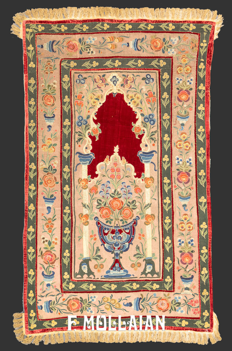 Ottoman Textile Two Columns n°:208828